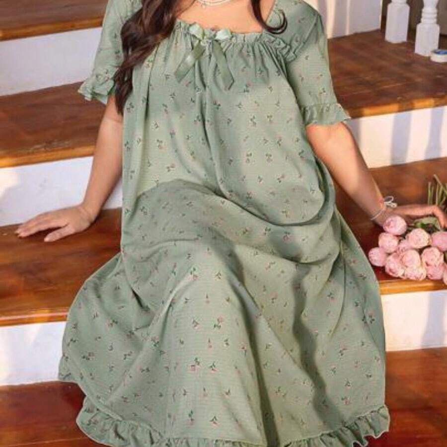 Women Midi Dresses - 綠色的 - 查看 1