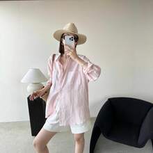Women Blouses & Shirts - Light Pink - View 5