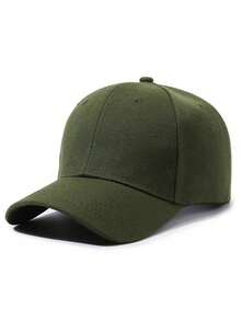 1pc Solid Color Plain Baseball Cap, Men's Summer Sun Protection Hat, Casual Visor Hat - A - View 17