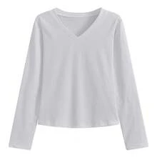 Women Lightweight Cardigans - K702 White-u Collar - View 6
