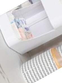 Mind Reader - Organizador vertical de 6 compartimentos para guardar condimentos de café y tazas para sala de descanso blanco - Blanco - Ver 2