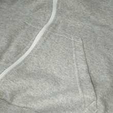 Manfinity Streetrush Black Hoodie, Men's Street Style, Popular INS Style, Basic With Double Pockets And Double Zipper, Thermal Lining, Casual, Gift For Boyfriend/Husband, Birthday Gift, Autumn/Winter - 淺灰色 - 查看 3