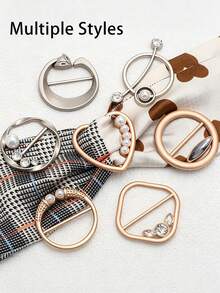 No-Sew Adjustable Hem & Cuff Clips For T-Shirts And Dresses - Quick Adjustment Fasteners, Multi-Garment Knot Fasteners - Multicolor - View 7