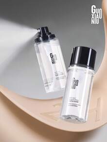 GUOXIAONIU Spray Fijador de Maquillaje, Maquillaje de Larga Duración 12H, Sin Desvanecimiento, Acabado Mate Resistente al Agua y al Sudor, Ligero, Aspecto de Maquillaje Natural, Adecuado para Todo Tipo de Piel - transparente - Ver 12