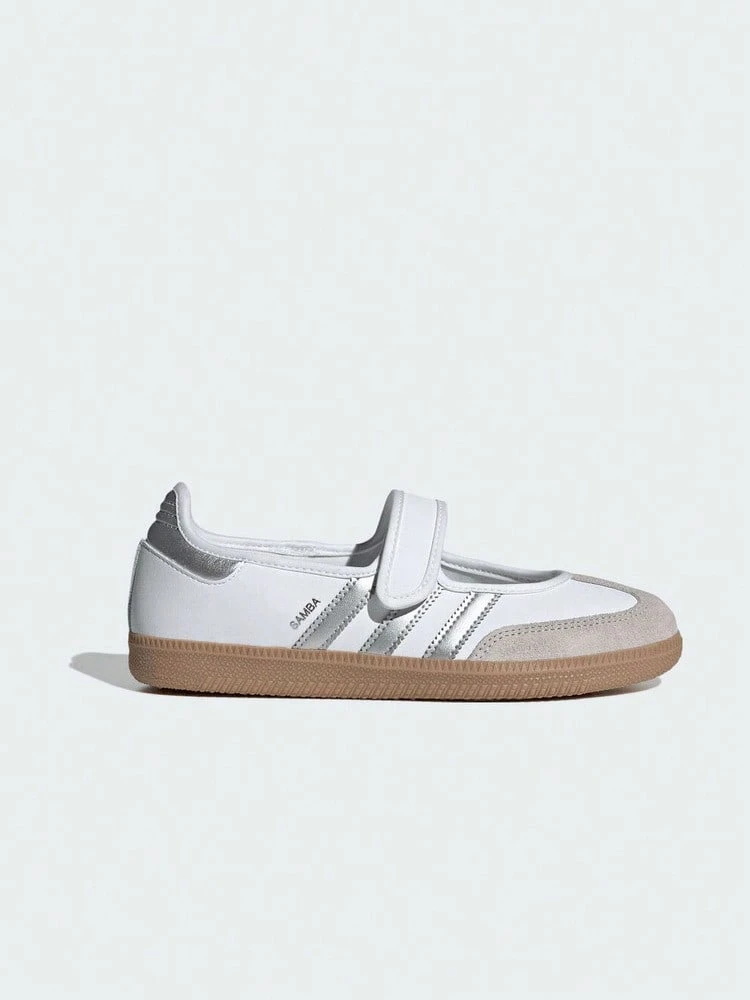 Adidas Originals 女子 ORIGINALS SAMBA JANE 經典復古瑪麗珍運動鞋KJ3785 - 白色 - 查看 1
