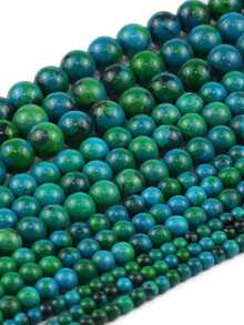 Natural Phoenix Stone Beads Crafting 6 8 10mm Round Gemstone DIY Accessories Charms For Bracelets Necklaces Jewelry Making Supplies,Gifts - Multicolor - View 3