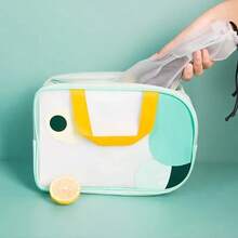 10pcs Reusable Frosted Umbrella Storage Sleeve. Made Of Translucent Waterproof Material, It Is Sturdy, Wear-Resistant And Not Easy To Damage. The Drawstring Closure Allows For Easy Opening And Closing. It Is Lightweight, Portable - Multicolor - View 2