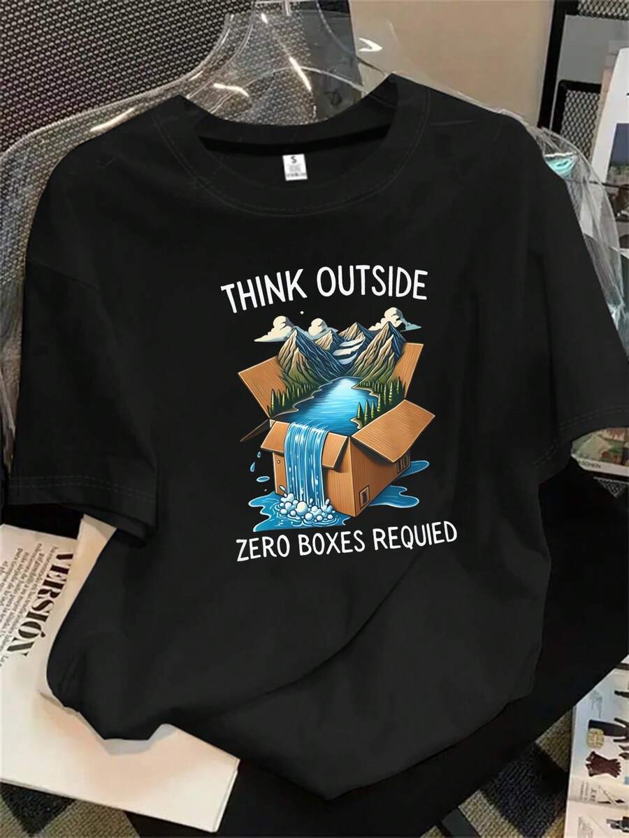 Halloween Graphic T-Shirt - Black - View 1