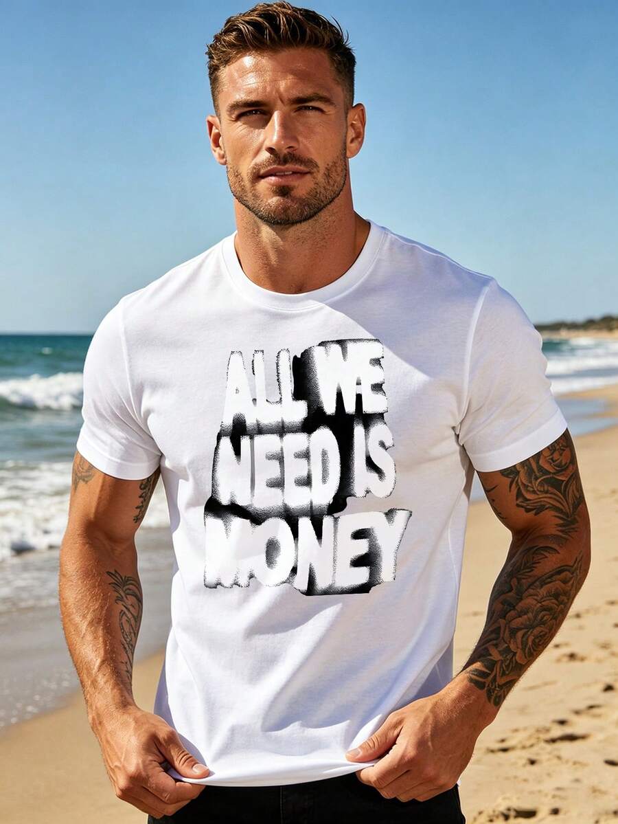 Camisetas de hombre - Blanco - Ver 1