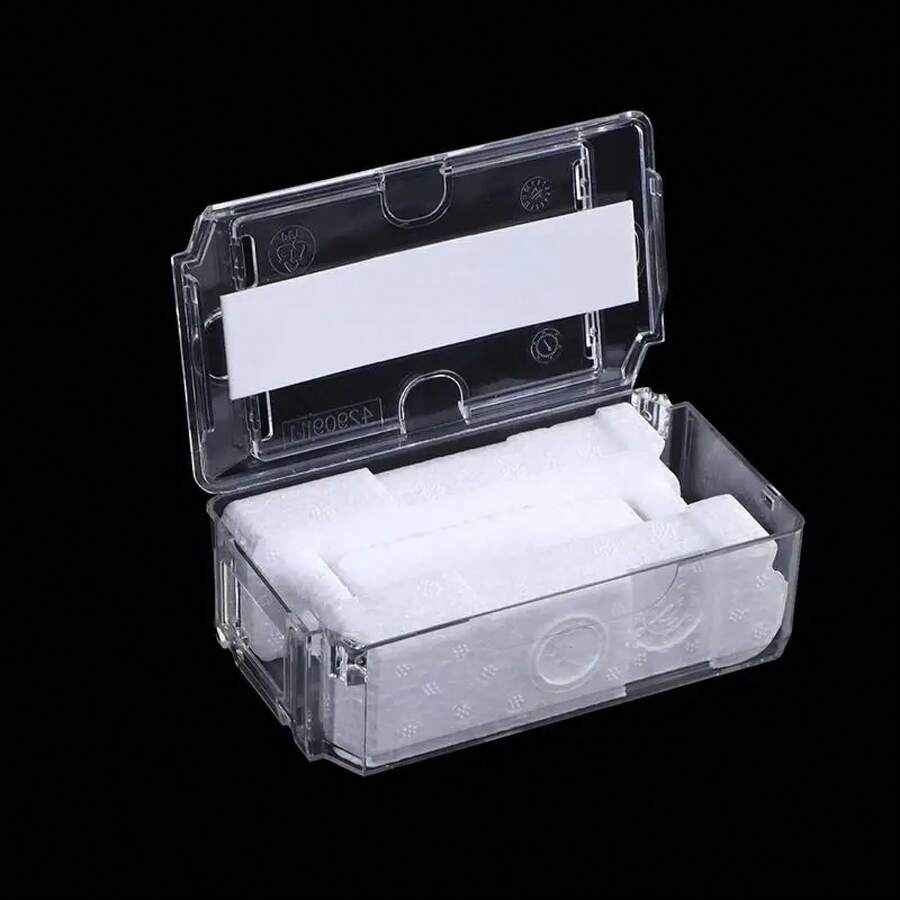 Vintage Men's Watch Box - Single Compartment Transparent Jewelry Storage Case, Universal Watch Display Organizer - 1set - 查看 1