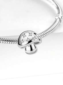 1pc Fashionable Pure Silver Rabbit Bead Pendant, Suitable For Bracelet DIY, Women's Jewelry Daily Decoration, Girls Accessory - Beads 1 - View 8