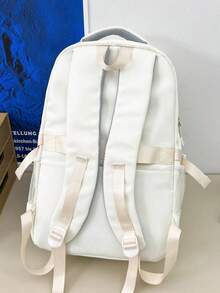 New Luminous Design Fashionable Minimalist Casual Travel Backpack, Large Capacity Multifunctional Couple Backpack Suitable For Multiple Occasions - Multicolor - View 5
