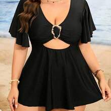 Women Midi Dresses - Negro01 - View 6
