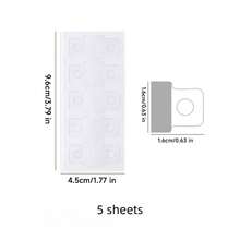 Lindas pegatinas transparentes de refuerzo para anillos de hojas sueltas, pegatinas autoadhesivas protectoras de agujeros, adecuadas para postales y páginas de planificador, útiles escolares - Unitalla - Ver 12