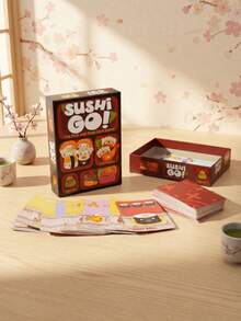 Sushi Go! Includes 108pcs Cards, Strategic Thinking Board Game For Family, The Pick And Pass Card Game, Gaming Gift,Family Gathering Entertainment Games Board Game Cards - Sushi Go! - View 3