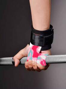2pcs/Set Weightlifting Wrist Straps - Weightlifting Wrist Wraps, Made Of Durable High-Density Material, Suitable For Strength Training, Gym, Bodybuilding And Deadlifts - Multicolor - View 6