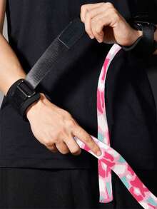 2pcs/Set Weightlifting Wrist Straps - Weightlifting Wrist Wraps, Made Of Durable High-Density Material, Suitable For Strength Training, Gym, Bodybuilding And Deadlifts - Multicolor - View 2