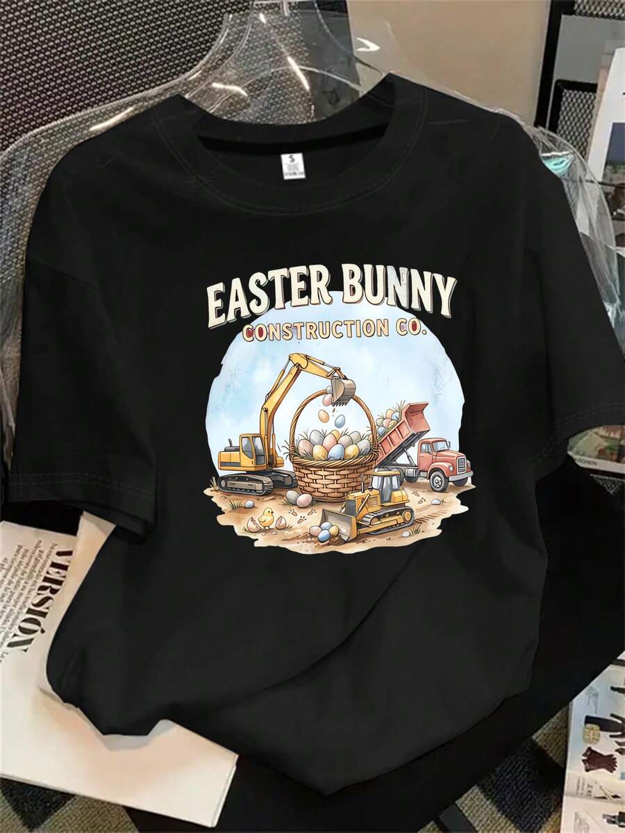 Halloween Graphic T-Shirt - Black - View 1