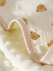 1 pezzo Asciugamano con cappuccio unisex per neonati, asciugamano da bagno per neonati con design unico, asciugamano da bagno ultra morbido per neonati, asciugamano con cappuccio essenziale per neonati, mantello da bagno con cappuccio, forniture per il bagno, asciugamano avvolgente per il bagno dei neonati, mantello da bagno universale per bambini per tutte le stagioni, morbido - Multicolore - Visualizzare 5