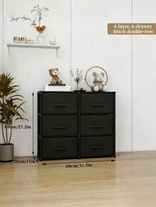 1pc Easy Storage Cabinet With Multi-Layer Drawers, Bedroom Lingerie Organizer Cabinet, Household Assembled Storage Rack, Floor-Standing Assembled Storage Rack - Multicolor - View 11