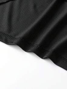 Paket 5 Kaos Pria Basic, Atasan Kasual Lengan Pendek Kerah Bulat, Kain Cepat Kering, Cocok Untuk Pemakaian Sehari-hari dan Olahraga Musim Panas - MultiWarna - View 2