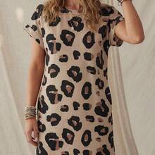 LunaCass8  Vestido corto casual de mujer con estampado de lunares, verano - Multicolor - Ver 8