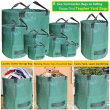 3-Pack Professional Lawn Mower Bags, 137 Gallons, D34 X H34 Inches, With Gardening Gloves, Extra Large Reusable Leaf Bag, Grass Clippings Bag, Container - 如圖所示 - 查看 3