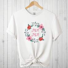 Floral Mama And Babe Matching Shirts Mothers Day Mommy And Me Tee_6267494965 - White - View 1