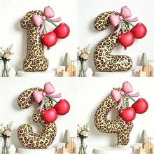 40 Inch Leopard Print Number, Suitable For Wedding, Birthday, Anniversary, Girls Party, Graduation Party And Leopard Theme Large Party Decoration - A - View 3