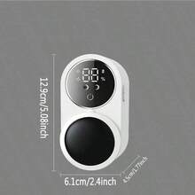 壁掛式 USB 充電牙刷殺菌收納架，智能自動感應牙刷置物架 2 格，UV 消毒浴室收納家居裝飾配件 - 彩色 - 查看 13