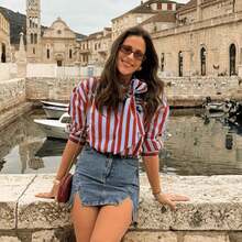 Women Blouses & Shirts - Rojo - View 7
