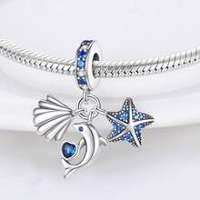 1pc S925 Sterling Silver Insect Theme Bead, Original Design, Including Bee, Butterfly And Snail. This Enamel Pendant Is Studded With Diamonds, Suitable For Bracelets And Necklaces. As A Fresh Forest Style Jewelry Making Accessory, It Exudes Natural And Lively Charm, Perfect For DIY Projects And Daily Wear. - Multicolor - View 5