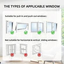1pc Window Sealing Cloth (With Adjustable Tube Sleeve And Cable Ties), Multiple Sizes Available, Portable Air Conditioner And Dryer Window Sealing Kit, Universal Window Sealing Strip, Suitable For Various Portable Air Conditioning Devices - White - View 10