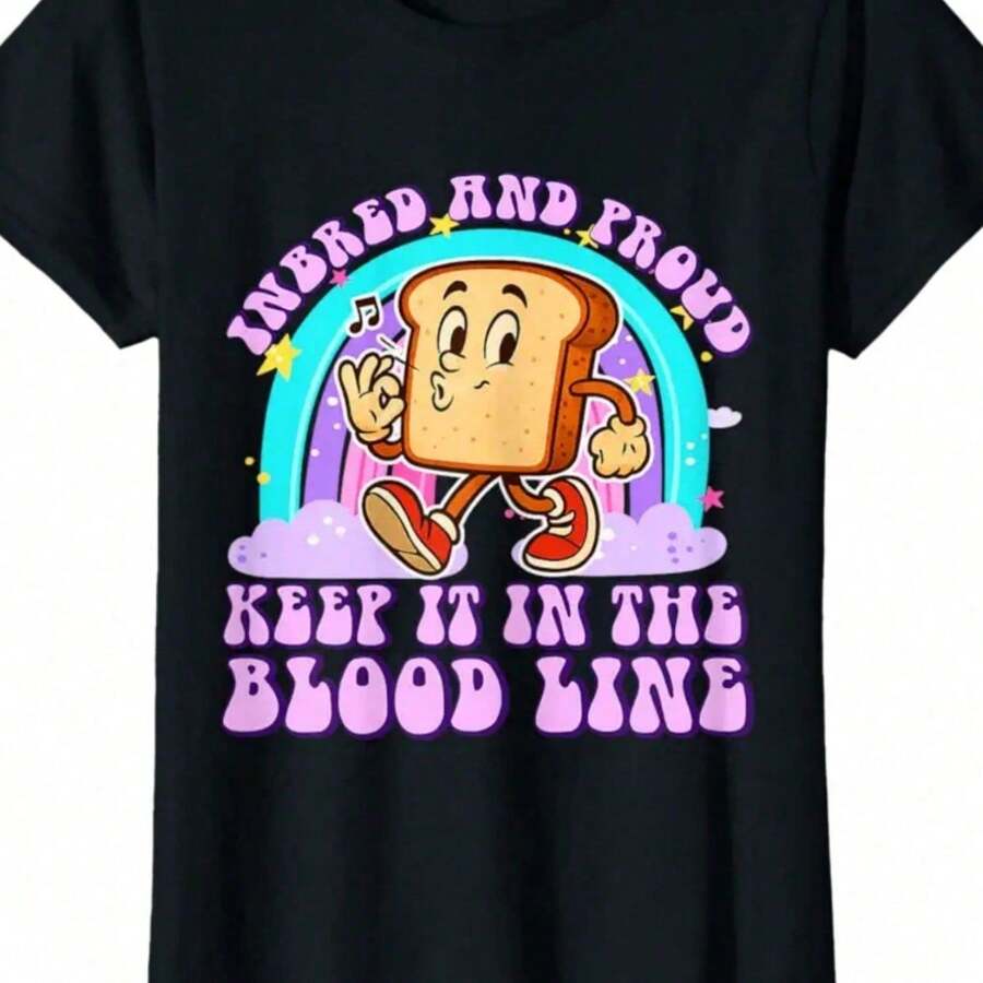 Funny Embarrassing T-Shirts For Adults, Inappropriate Humor, Vulgar T-Shirt - 黑色 3 - 查看 1