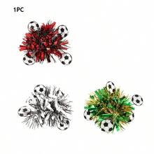 Künstlicher Armkranz, Fußball Fanwreath, geeignet für dekorative Armblumen, Party Kränze, Fan Kostüme, Foto Requisiten - U - Übersicht 12