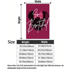 迪士尼米妮鼠「So Bowtiful」法蘭絨披毯，柔軟舒適的絨毛刷毛毯，深洋紅色背景，適用於沙發、床鋪、客廳、臥室、辦公室、旅行、四季皆宜 - 顏色 1 - 查看 5