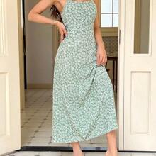 Women Midi Dresses - Blue - View 7