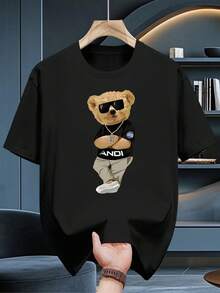 Men Outdoor Tees & Tanks - Black - View 1