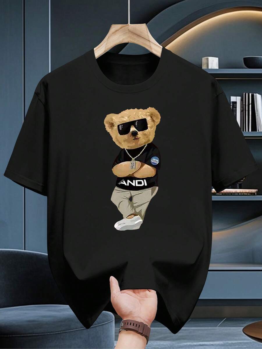 Men Outdoor Tees & Tanks - Black - View 1