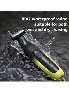 Handheld Electric Shaver, Provides And Comfortable Grip. Designed Specifically For Men, Equipped With Detachable Shaving Head, Easy To Clean. Perfect Gift Choice For Christmas, Father's Day Or Labor Day, Battery Capacity 600mAh - Black - View 7