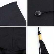 10 pzs Gorro de Graduacion Birrete de Graduacion con Borla Color Negro, Set de 10 Gorros de Graduacion Unisex para Niños 11 a 15 años - Ver 8