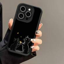 Gatito Carcasa celular de diseño moderno con protección total caídas y rayones, se adapta perfectamente a todos los modelos  desde X hasta la serie 17, variedades  gama A, y S, celulares  serie G y E, dispositivos  y Redmi Note, además de Infinix GT 20 Pro y Note 40 Pro. Material ligero y cómodo al tacto, resistente al desgaste, accesorio práctico y estético para uso personal diario y protección segura del teléfonoóvil - Multicolor 2 - Ver 7