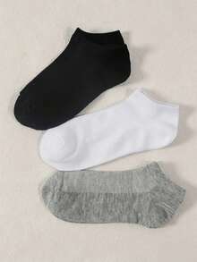 1/5/10/15/20/30 Pairs Multi-Color Socks Women's Ankle Socks Summer Thin Casual Fashion Low-Cut Summer Short Tube Socks Ankle Socks - Multicolor - View 3