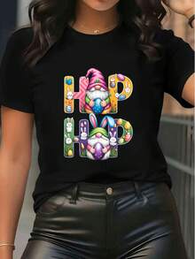 Women T-Shirts - Black - View 6