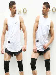 1pc Elastic Knee Sleeve Compression Knee Support, Suitable For Running, Basketball, Gym Workout, Non-Slip Knee Guard, Unisex - Multicolor - View 2