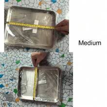 一套不锈钢烤盘带冷却架，饼干烤盘套装带冷却架，经久耐用且易于清洁 - 銀色 - View 12