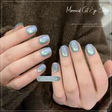 MIANEL GEL 10ml 2026新款「蛟魚類」貓眼凝膠指甲油－夏季冰透保濕亮澤閃耀貓眼效果 UV光固化 - 彩色 - 查看 9