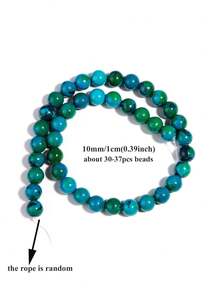 Natural Phoenix Stone Beads Crafting 6 8 10mm Round Gemstone DIY Accessories Charms For Bracelets Necklaces Jewelry Making Supplies,Gifts - Multicolor - View 12