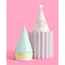 - Sombreros de de cumpleaos - Se adapta a adultos y nios - de cumpleaos arcoris pastel para nia de cumpleaos con purpurina, mgica, coronas de de papel, - inicial - Ver 5