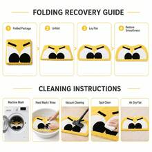 Bathroom Rugs Can Also Be Used For Bedroom Or Living Room Decor. - Yellow - View 9